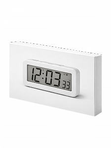 Часы настольные электронные на батарейках Орбита OT-CLT11 Белые